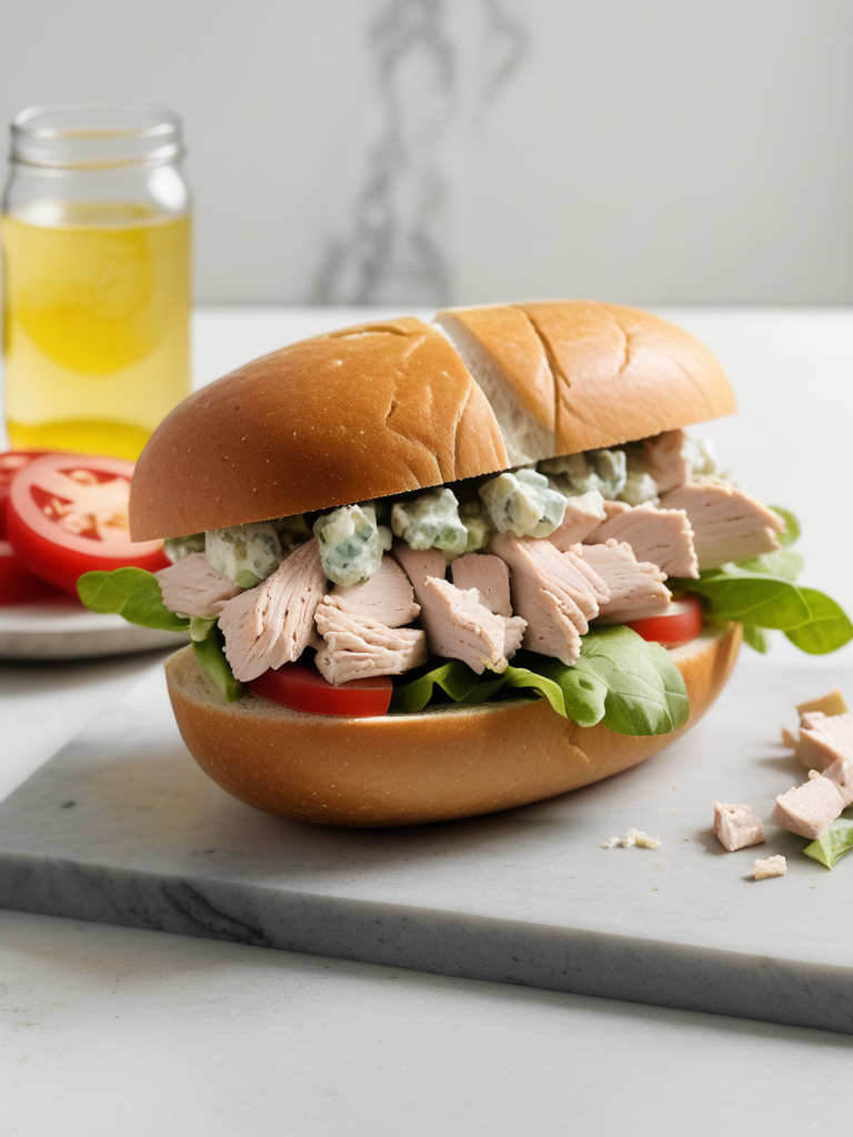 what goes with chicken salad sandwiches