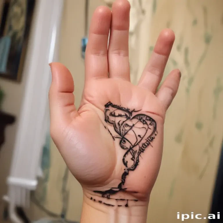 i love you sign language tattoo