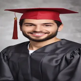 grad hat png