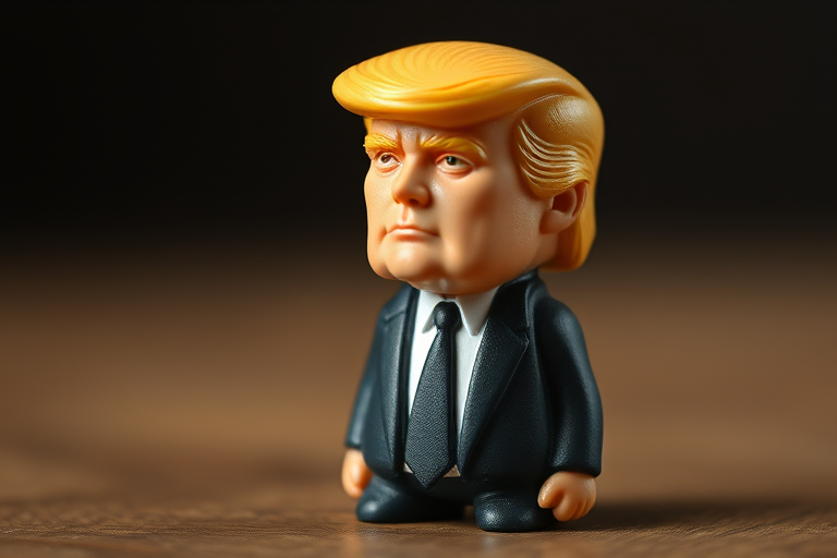 St4tue, a figurine of donald trump