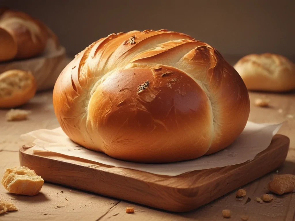 bread in cartoon