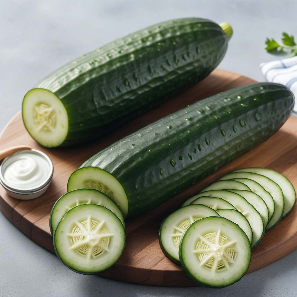 what to put on cucumbers for a snack
