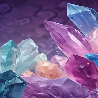 crystals background
