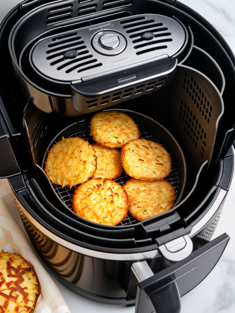 frozen hash brown in air fryer