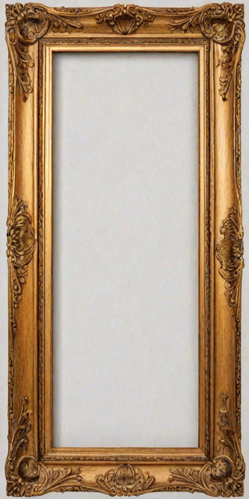 wooden picture frame png