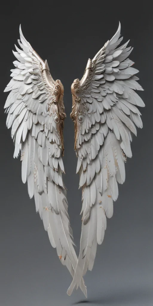 realistic angel wings png