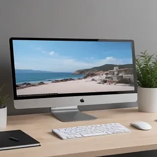 pc screen mockup