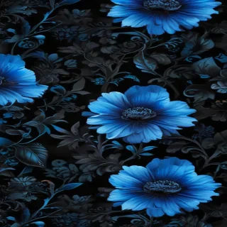 blue and black wallpaper