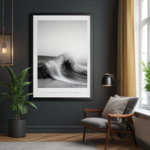framed art mockup