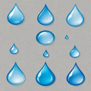 water drops clip art