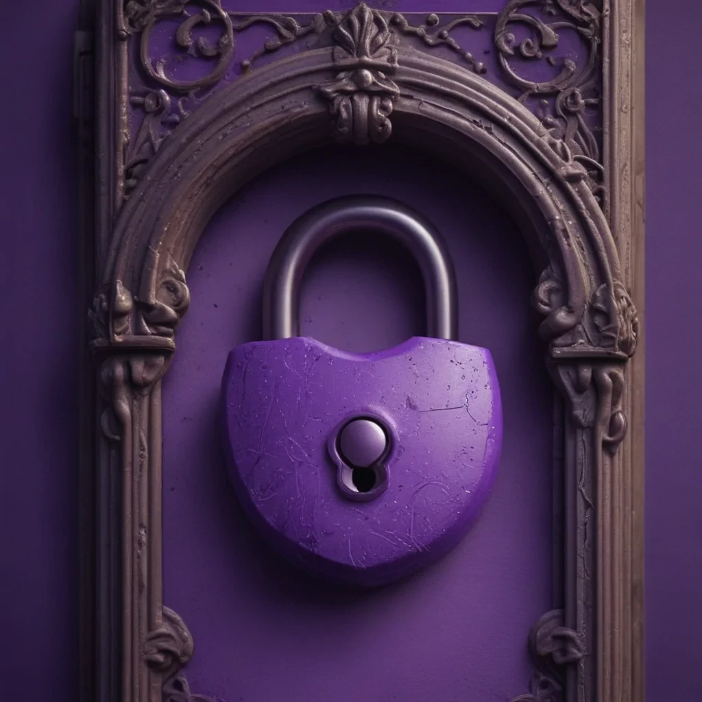 purple lock screen