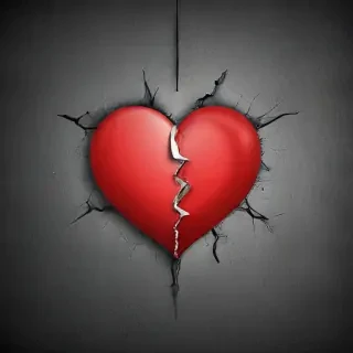 broken heart background