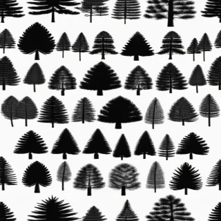 pine tree silhouette png