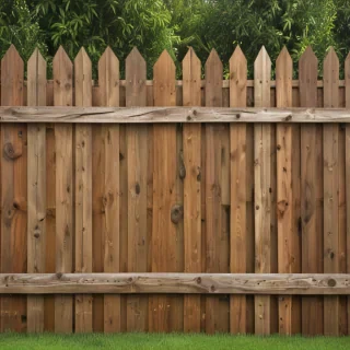 wood fence png