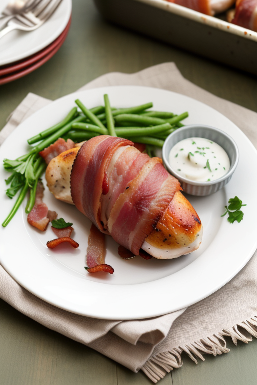 stuffing stuffed chicken breast wrapped in bacon