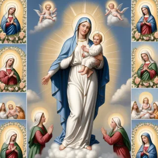 pictures of mother mary