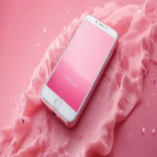 pink phone background