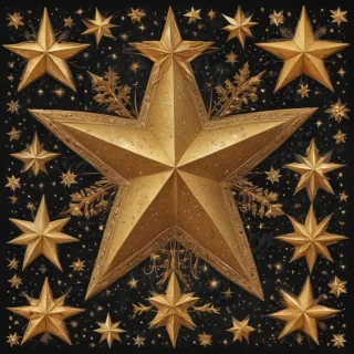 christmas stars clip art