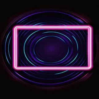 neon border png