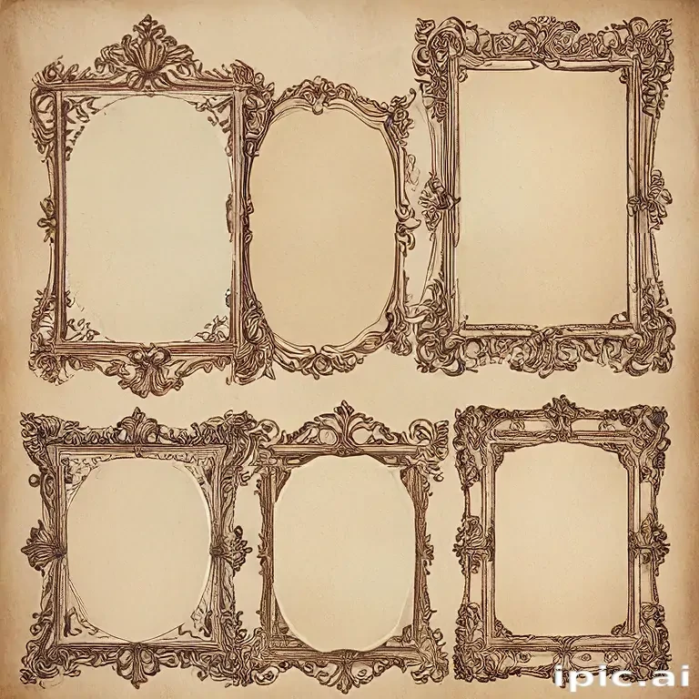 vintage frames png