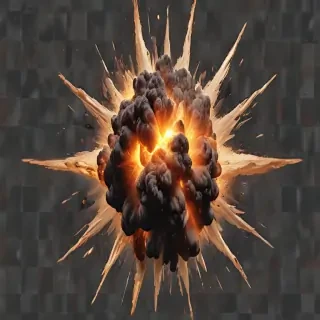 explosion transparent background