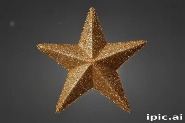 glitter star png