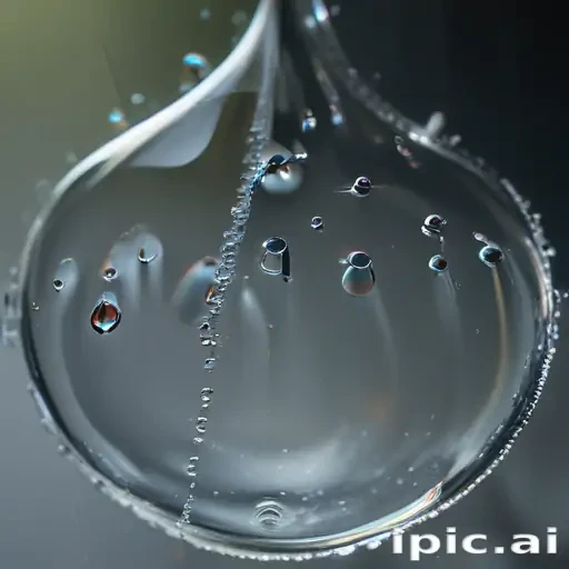 water droplets transparent