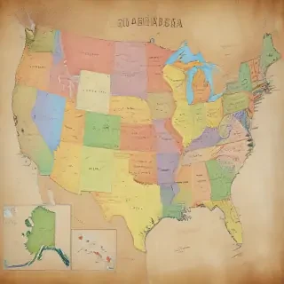 mapa usa