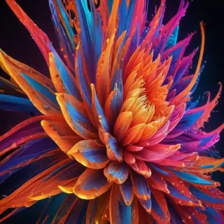 neon color background