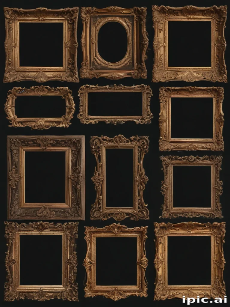 vintage frames png