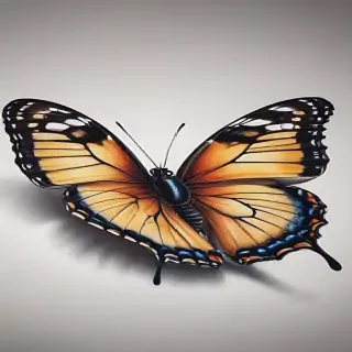 picture of a butterfly drawing