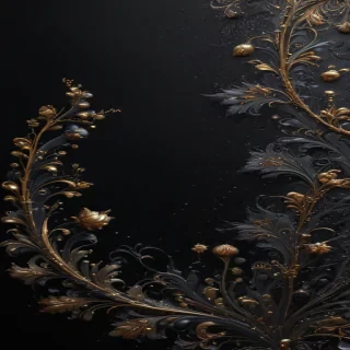 black background with glitter