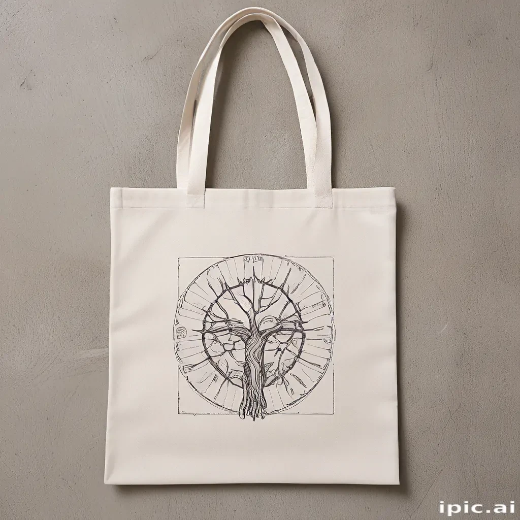 mock up tote bag