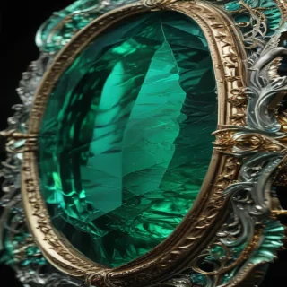 emerald green bg