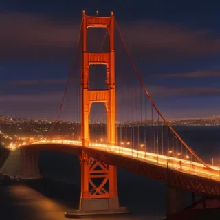 clipart golden gate bridge
