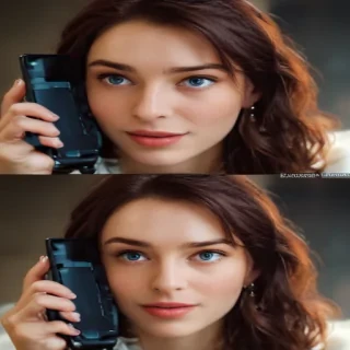 holding a phone