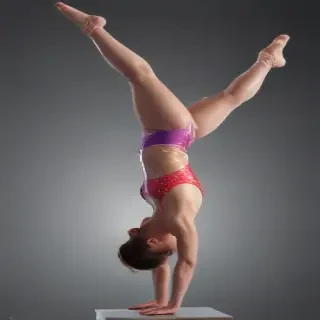transparent gymnast