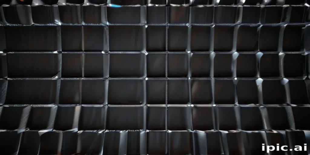 black checkered background