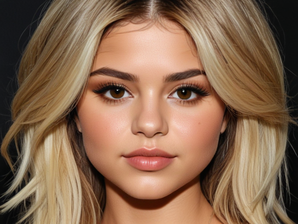 selena gomez blonde hair