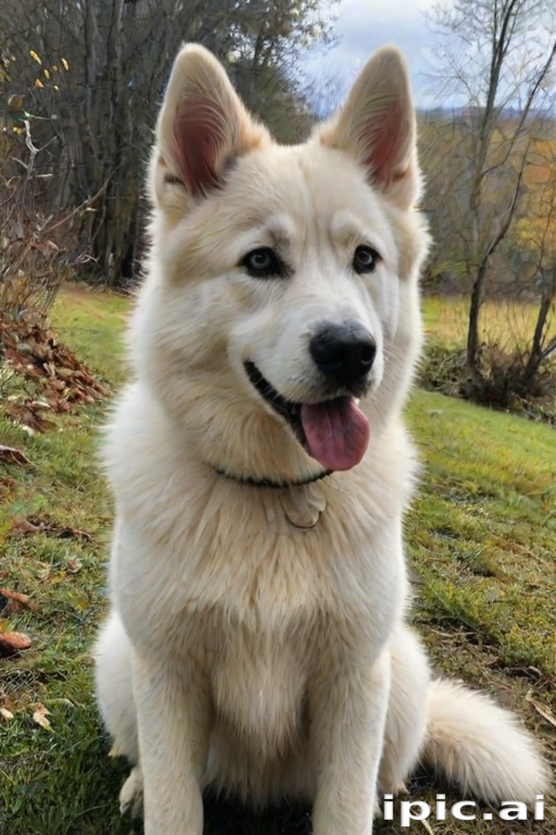 alaskan husky shepherd