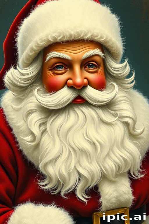 vintage santa images free