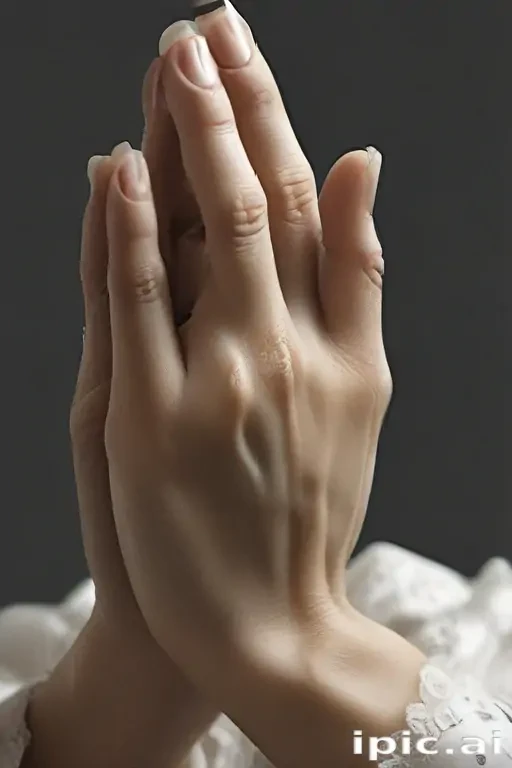 praying hands transparent