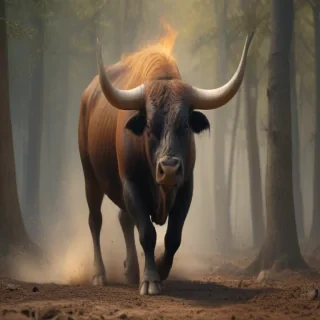 bull background