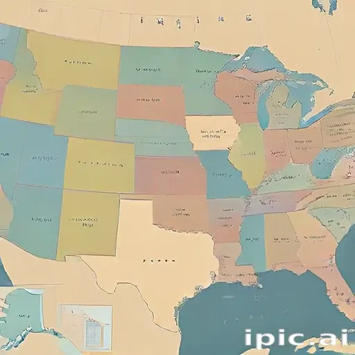 united states map with state names
