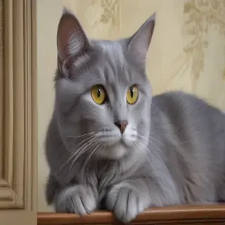 grey cat