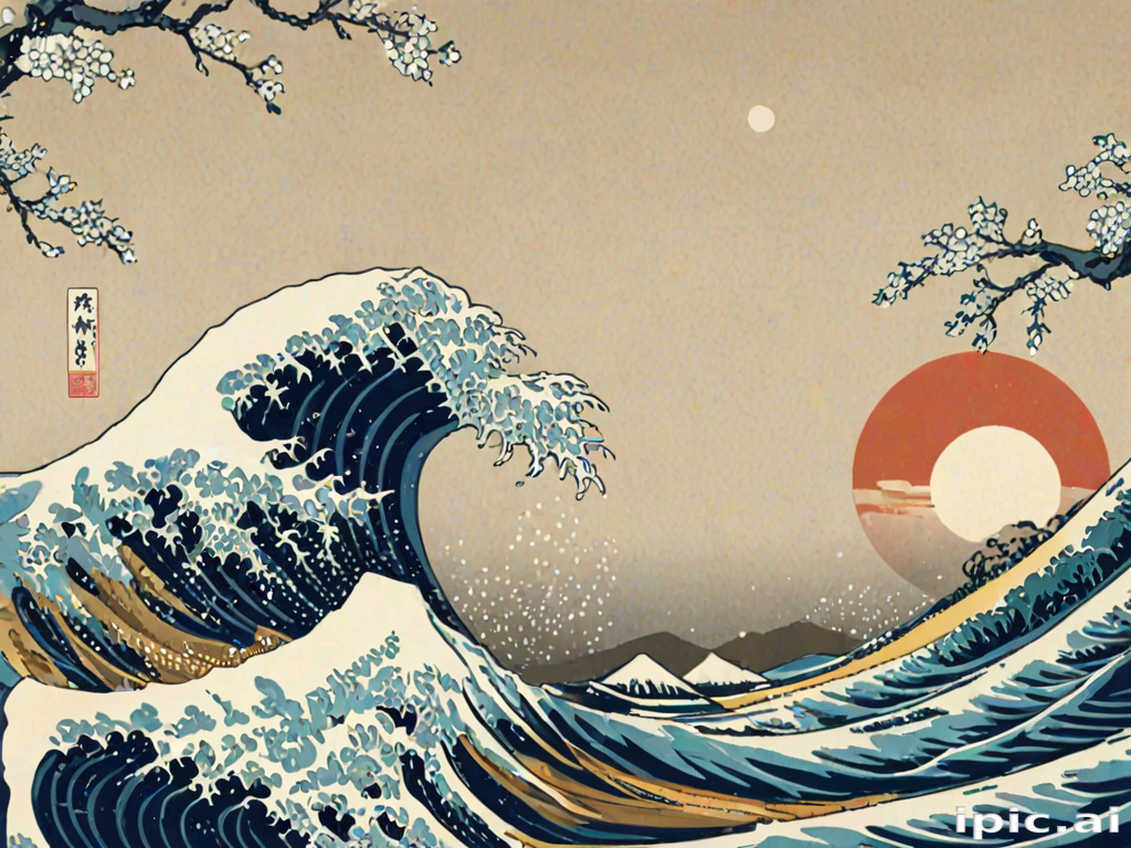 the great wave wallpaper