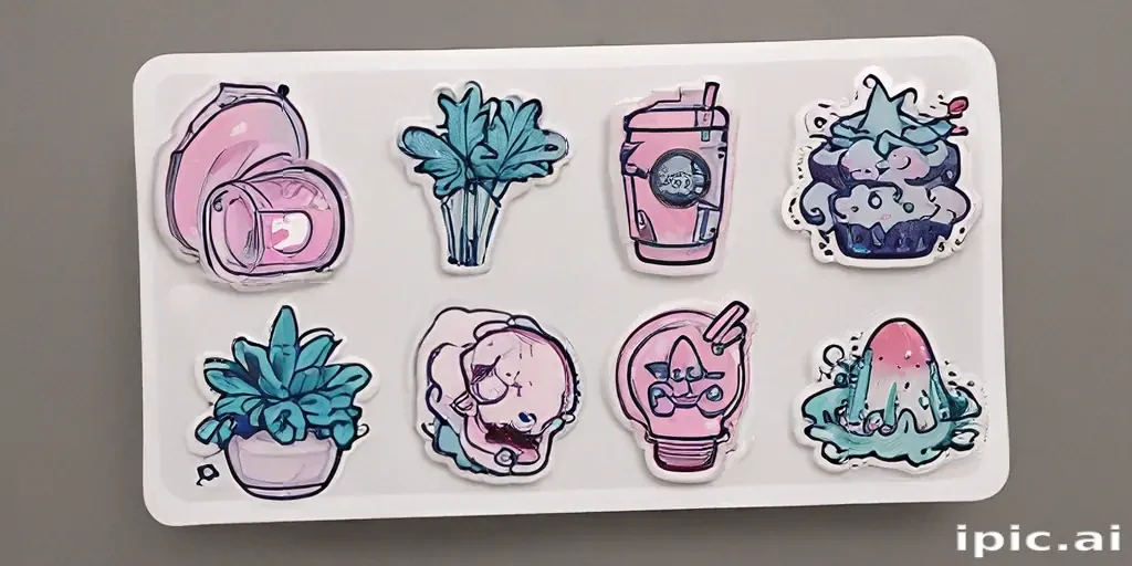 aesthetic transparent stickers