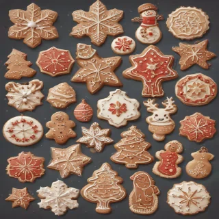 clip art christmas cookies