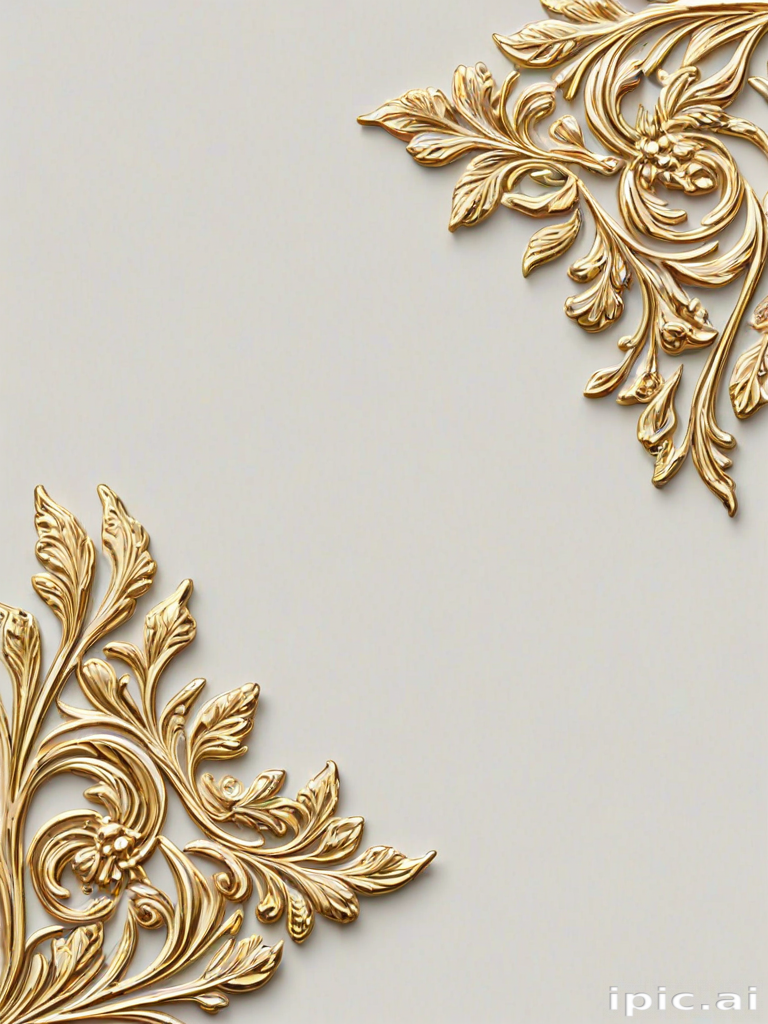 transparent background gold border