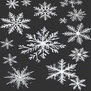 snowflakes clipart transparent background